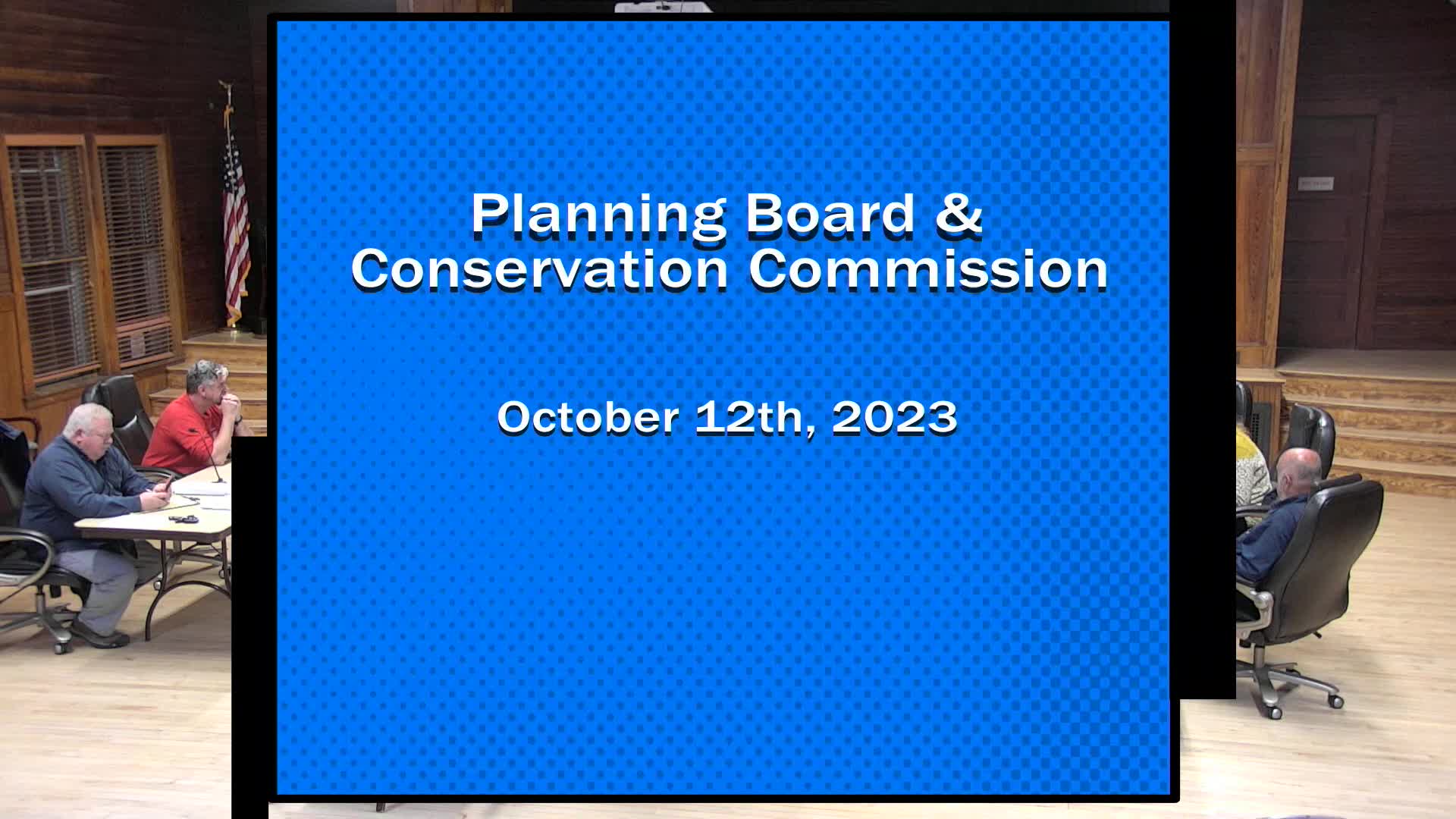 Conservation Commission and Planning Board 10122023
